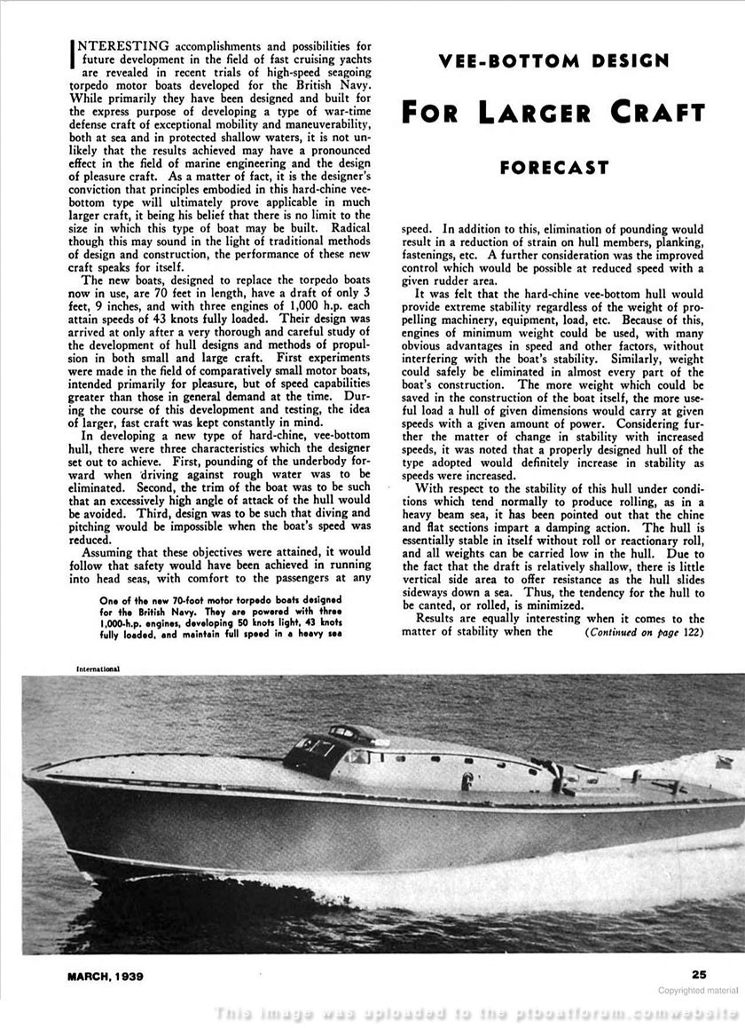 The PT Boat Forum & Message Board - Motor Boating Magazine 1939 Issues - PT  Related, not so much